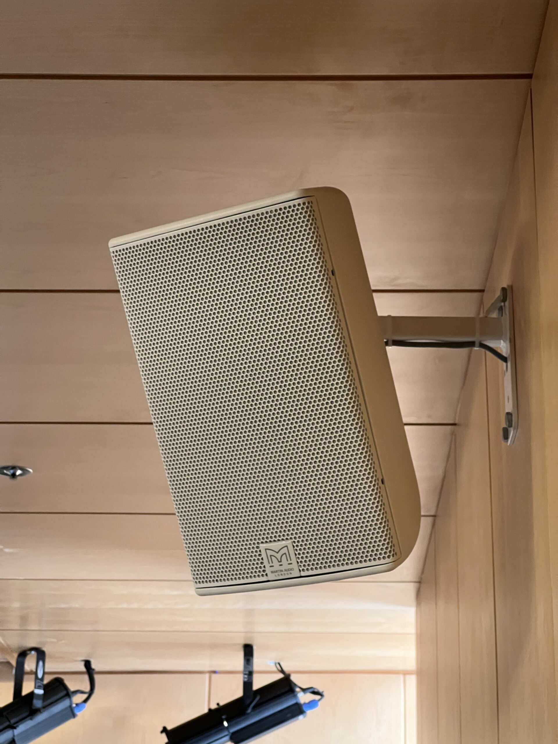 Martin Audio CDD8W installed in NMMC in Falmouth Cornwall